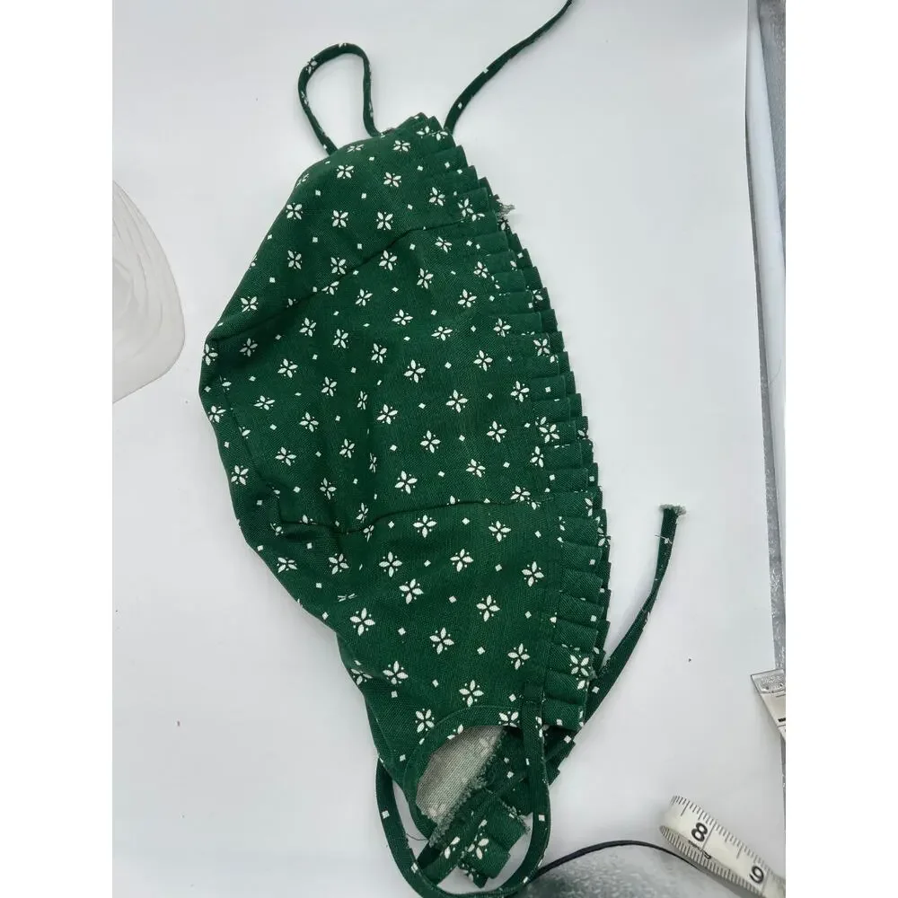Longaberger Green Floral Basket Liner & Clear Protector – Country Cottage Rustic